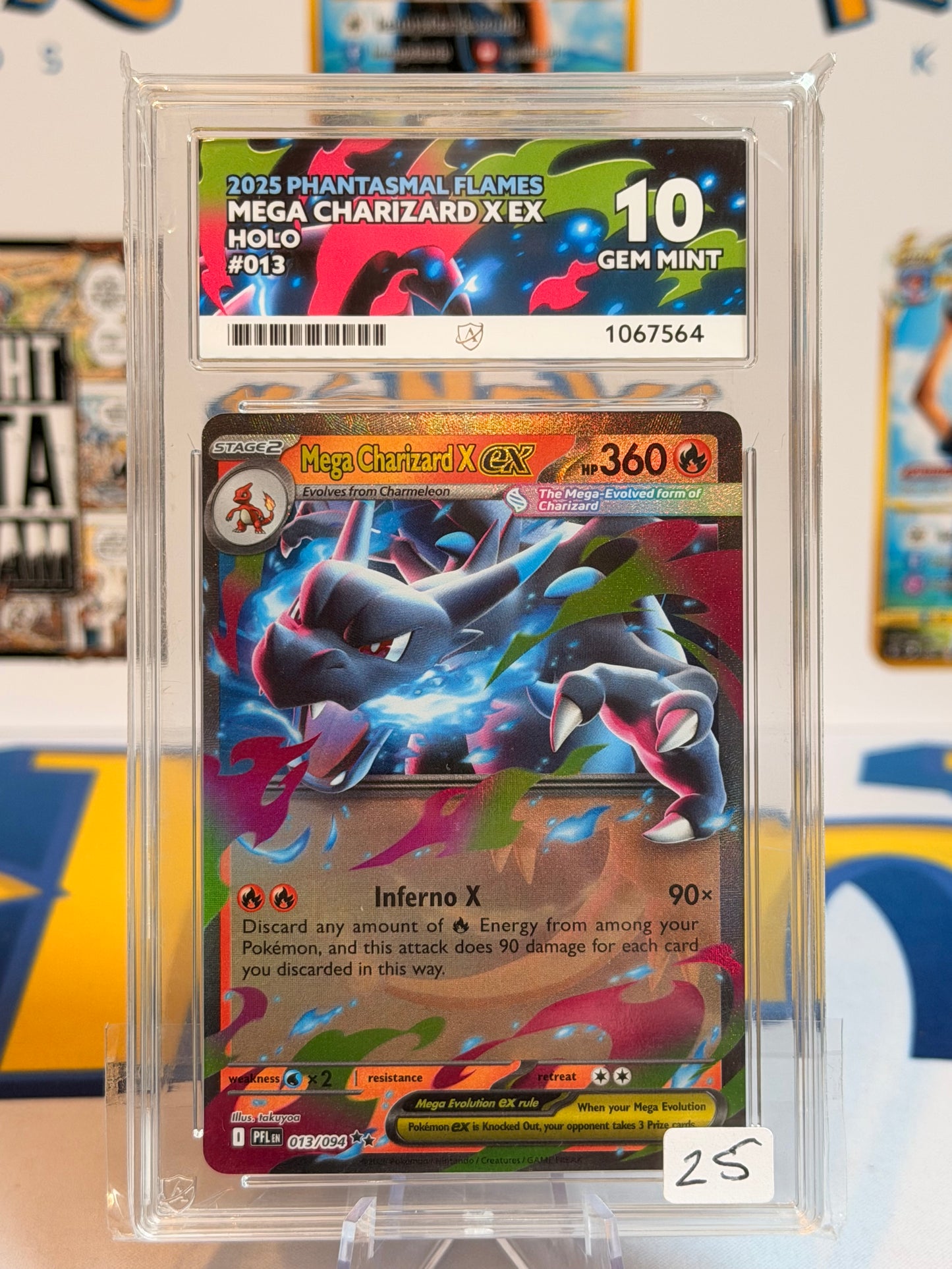2025 Phantasmal Flames - Mega Charizard - Gem Mint 10