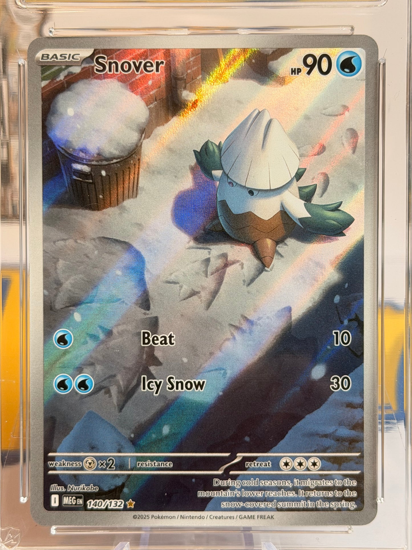 2025 Mega Evolutions - Snover - Gem Mint 10