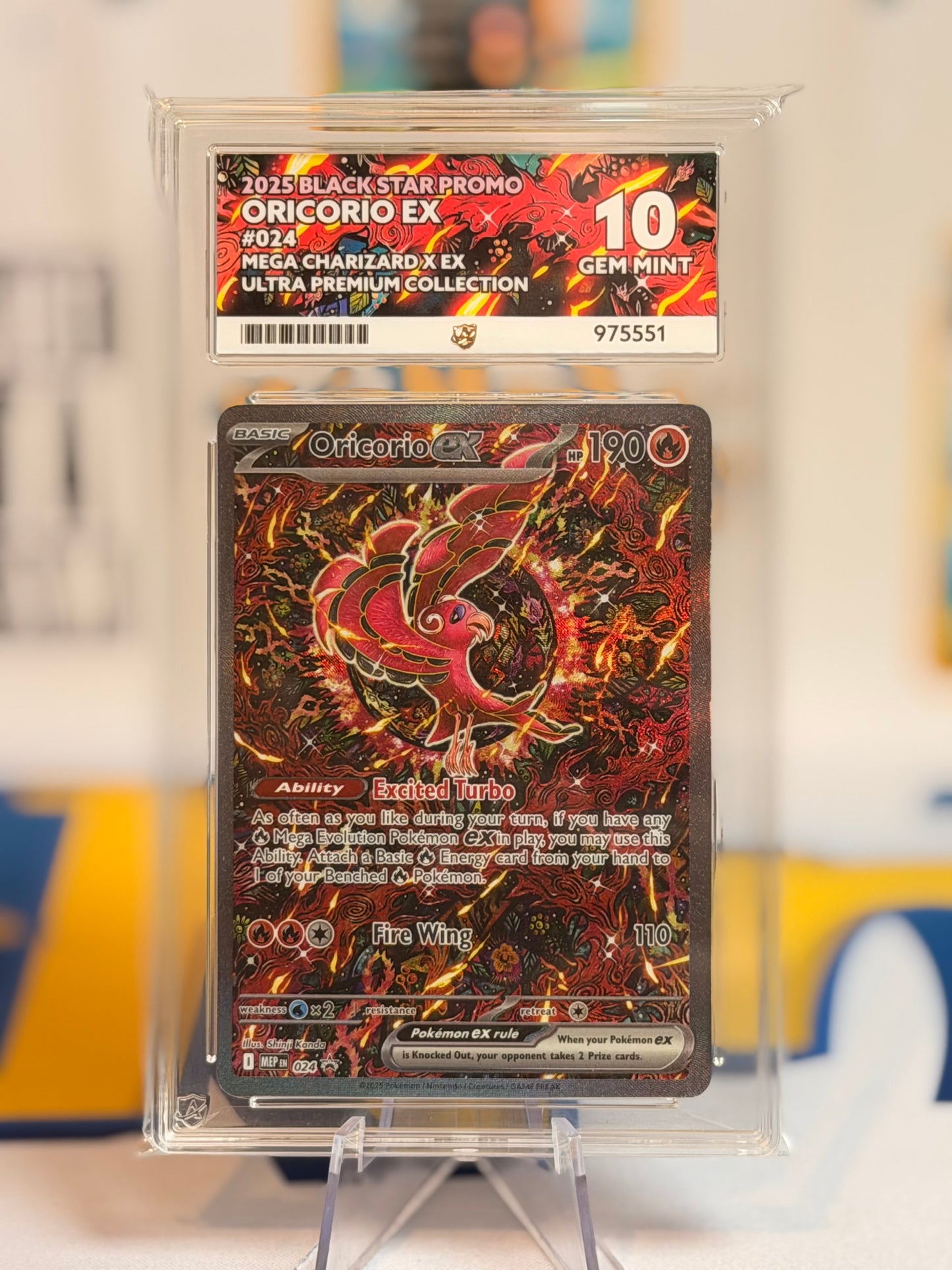 2025 Black Star Promo - Oricorio - Gem Mint 10