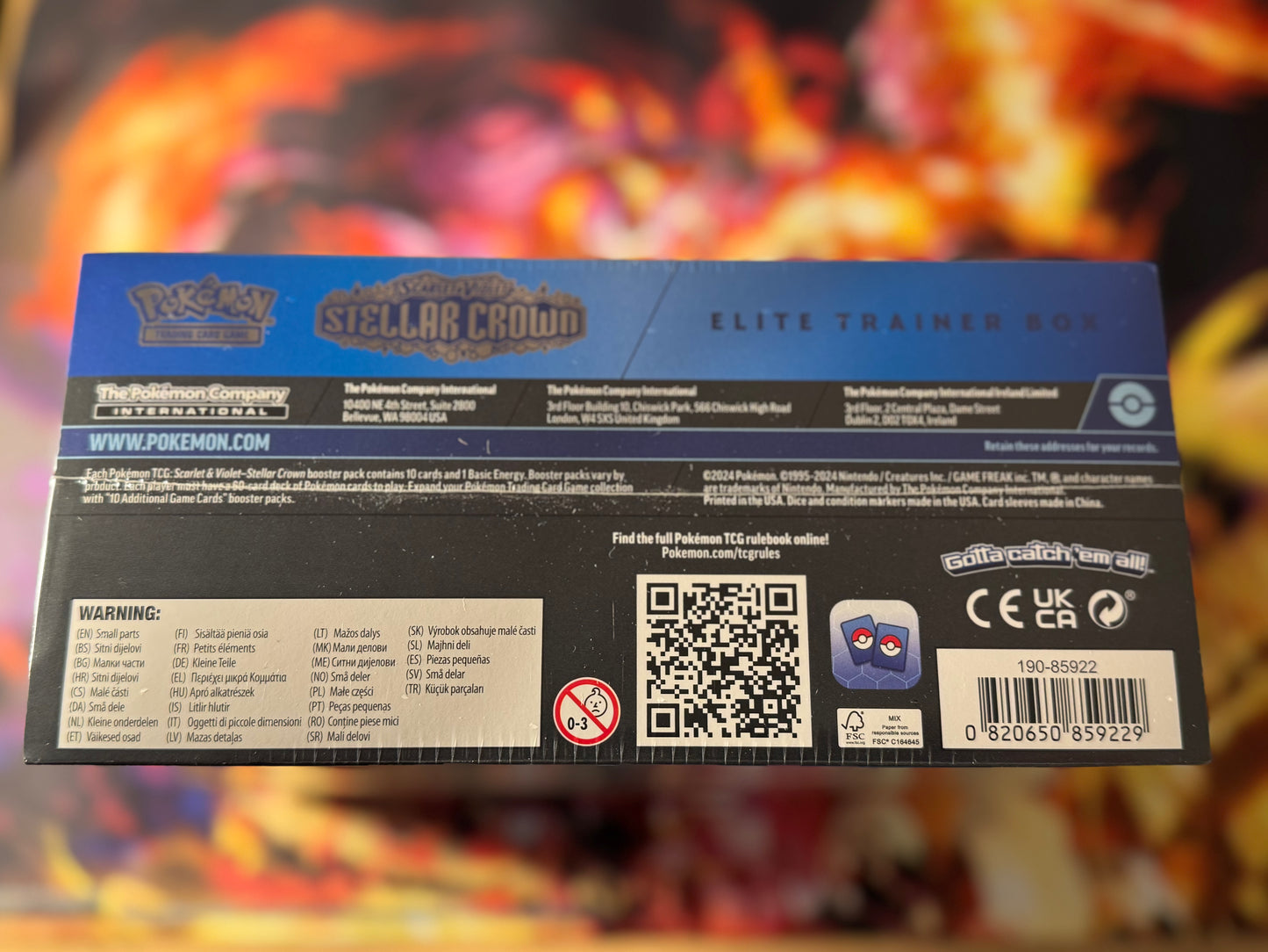 Pokémon TCG: Scarlet & Violet 7 - STELLAR CROWN Elite Trainer Box