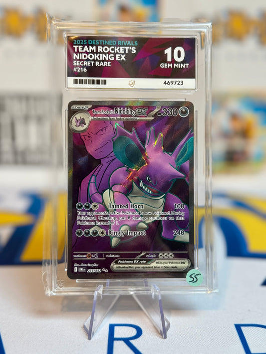 2025 Destined Rivals - Team Rockets Nidoking - Gem Mint 10