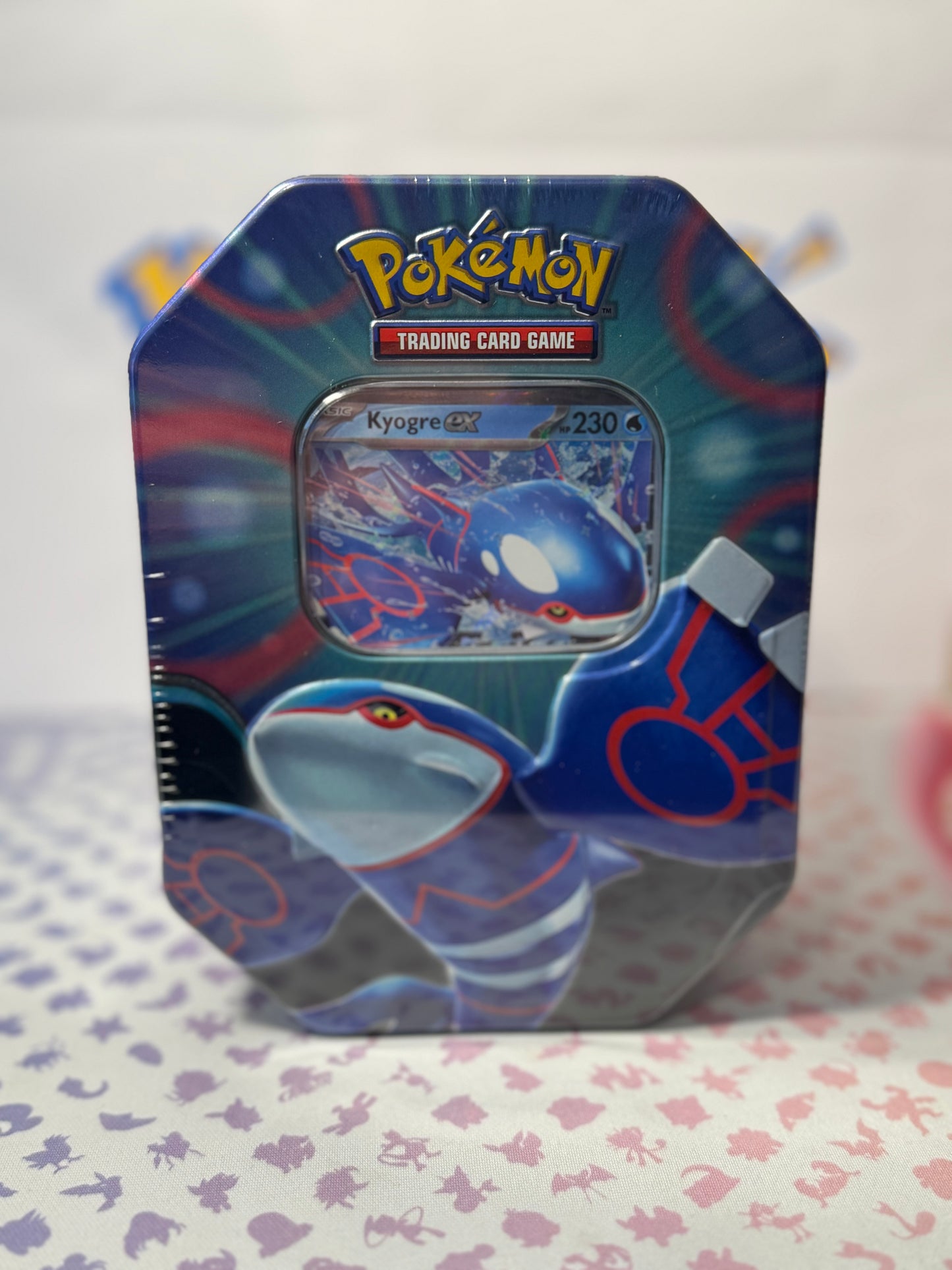 pokémon trading card game azure legends tin kyogre ex Pokemon Azure Legends (Spring 2025) Tins