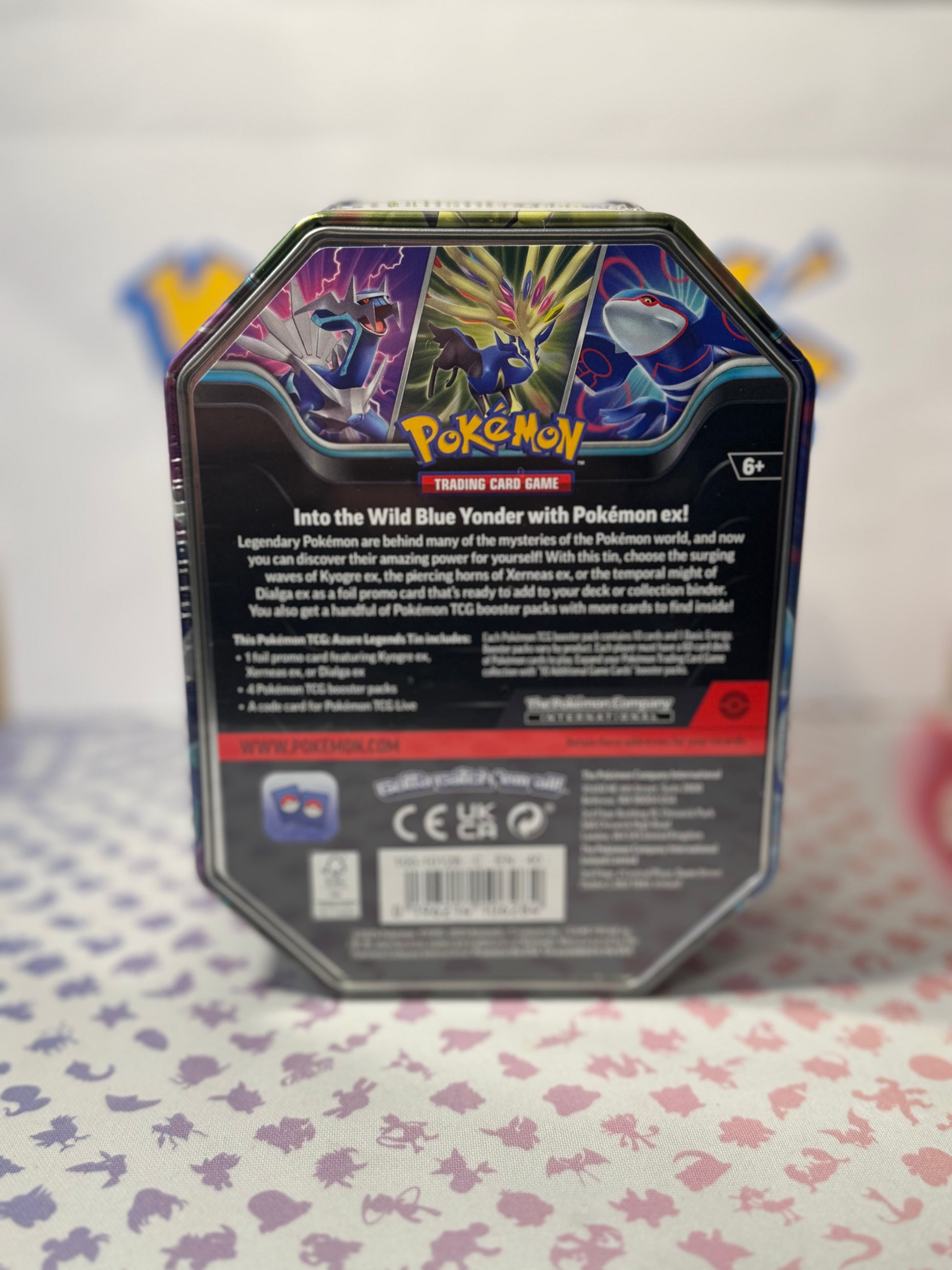 Pokemon Azure Legends (Spring 2025) Tins - Kyogre EX Kenny's Kards Pokemon Azure Legends (Spring 2025) Tins - Kyogre EX Kenny's Kards